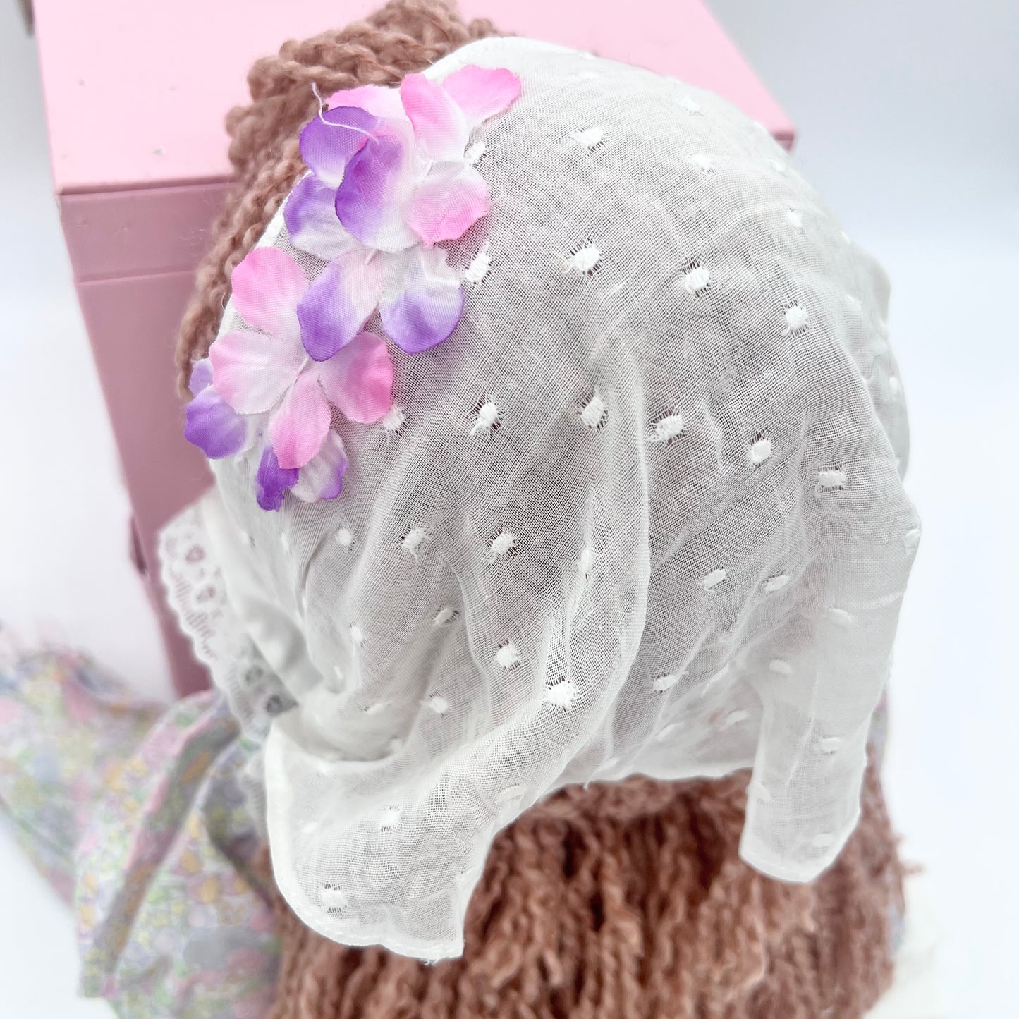 25" Vintage Pastel Cottage Rag Doll