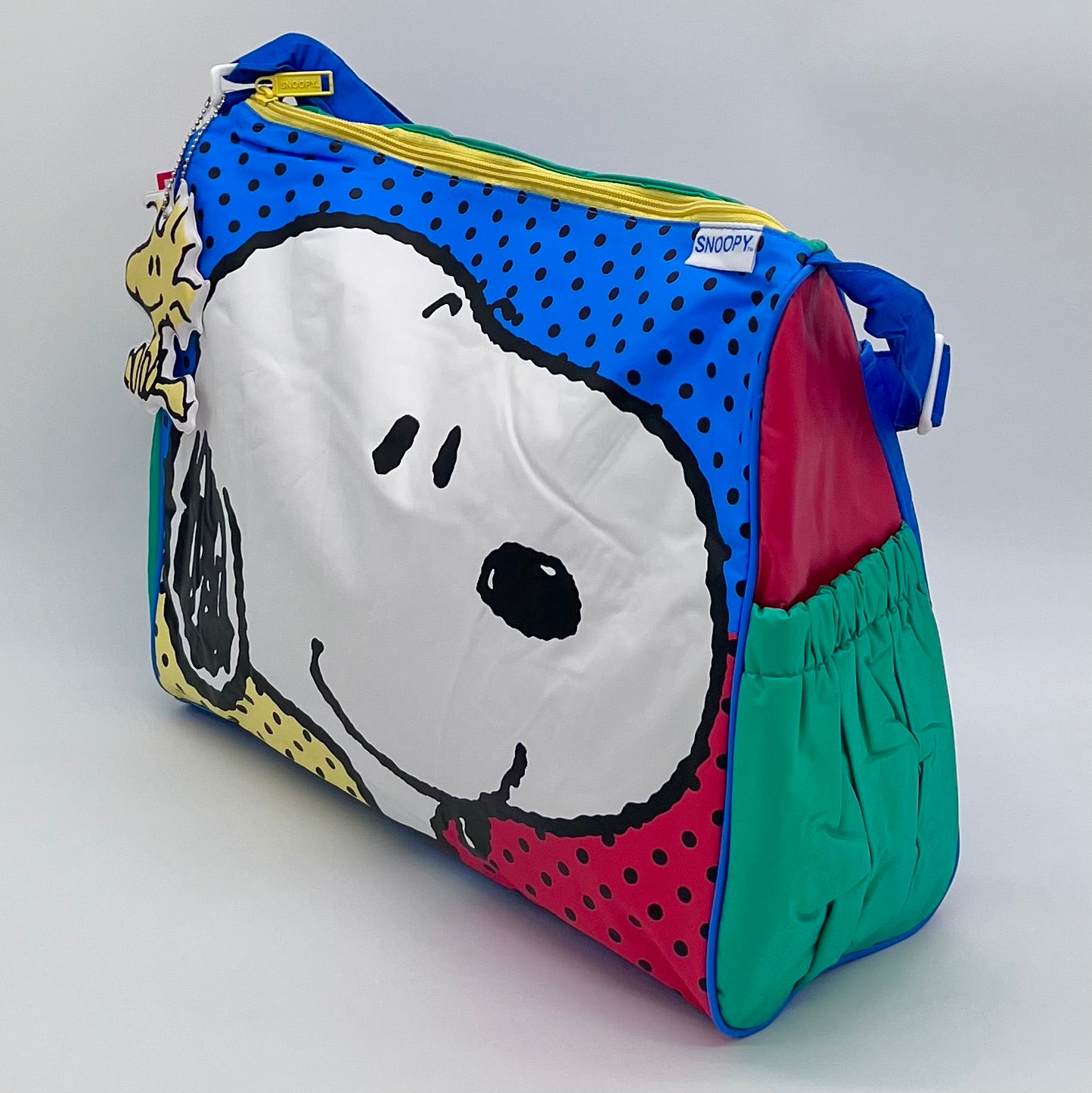 Primary Colors Snoopy & Woodstock Keychain Diaper Bag