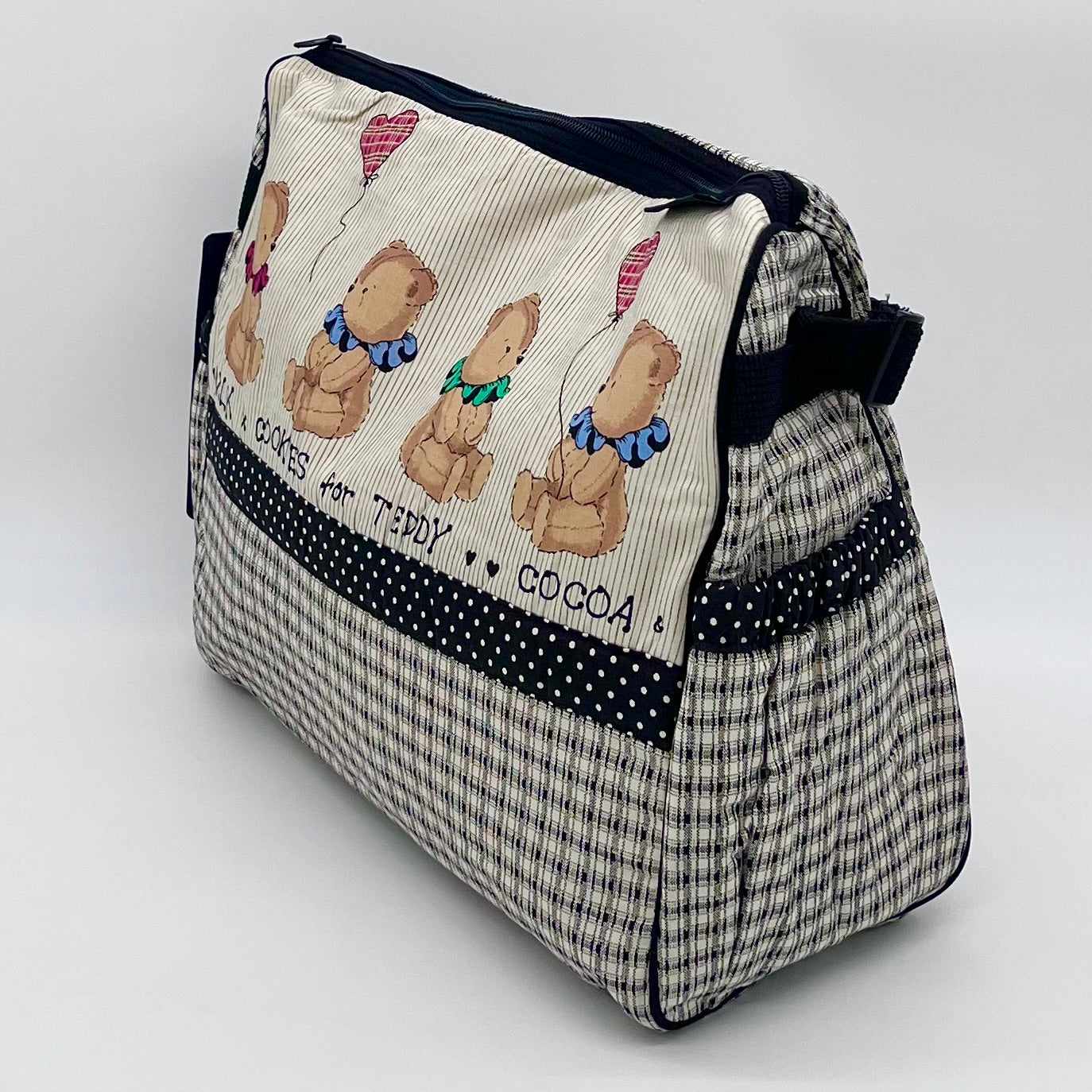 Milk & Cookies for Teddy Diaper Bag