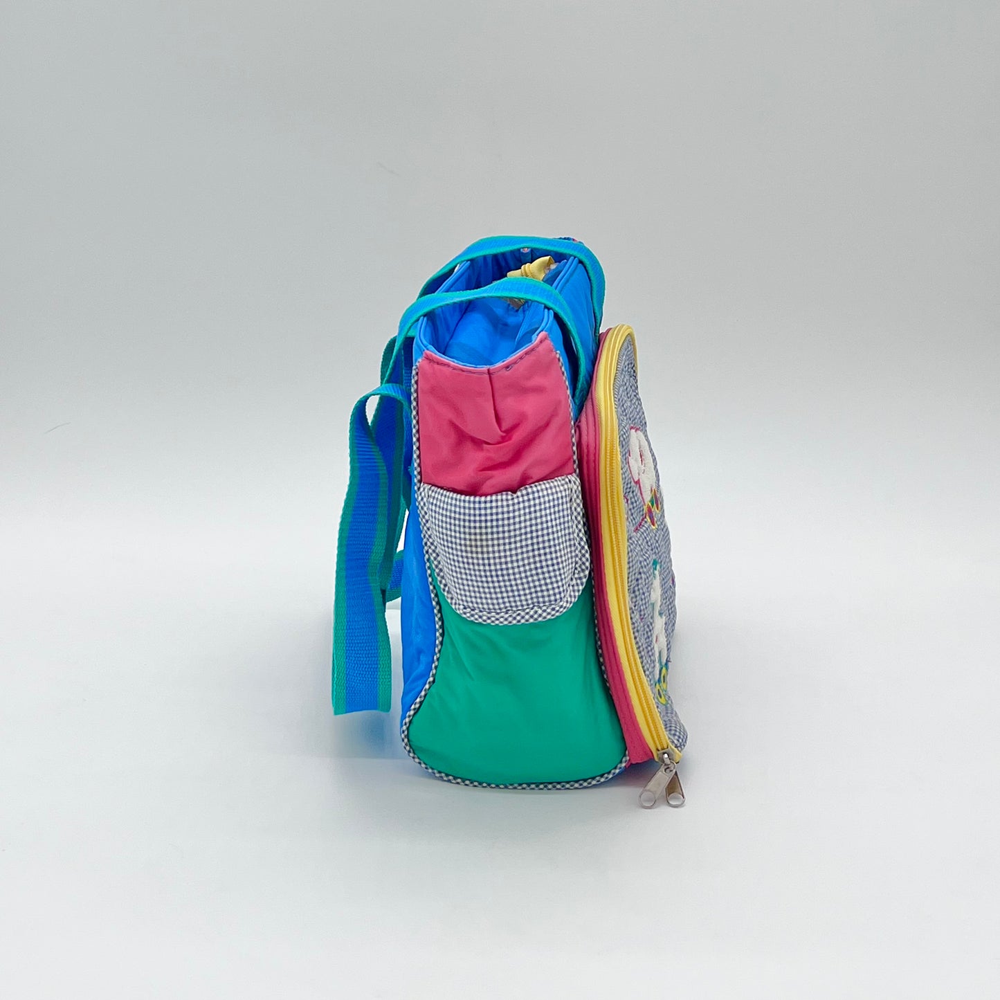 McBaby Color Block Zoo Animals Toys Diaper Bag