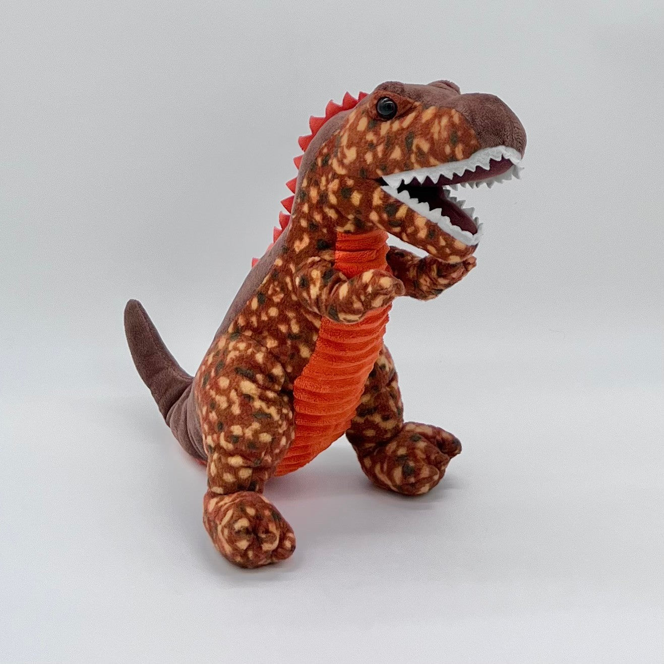 13" Orange spotted T-rex