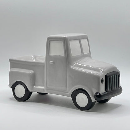 Grey Ceramic Truck