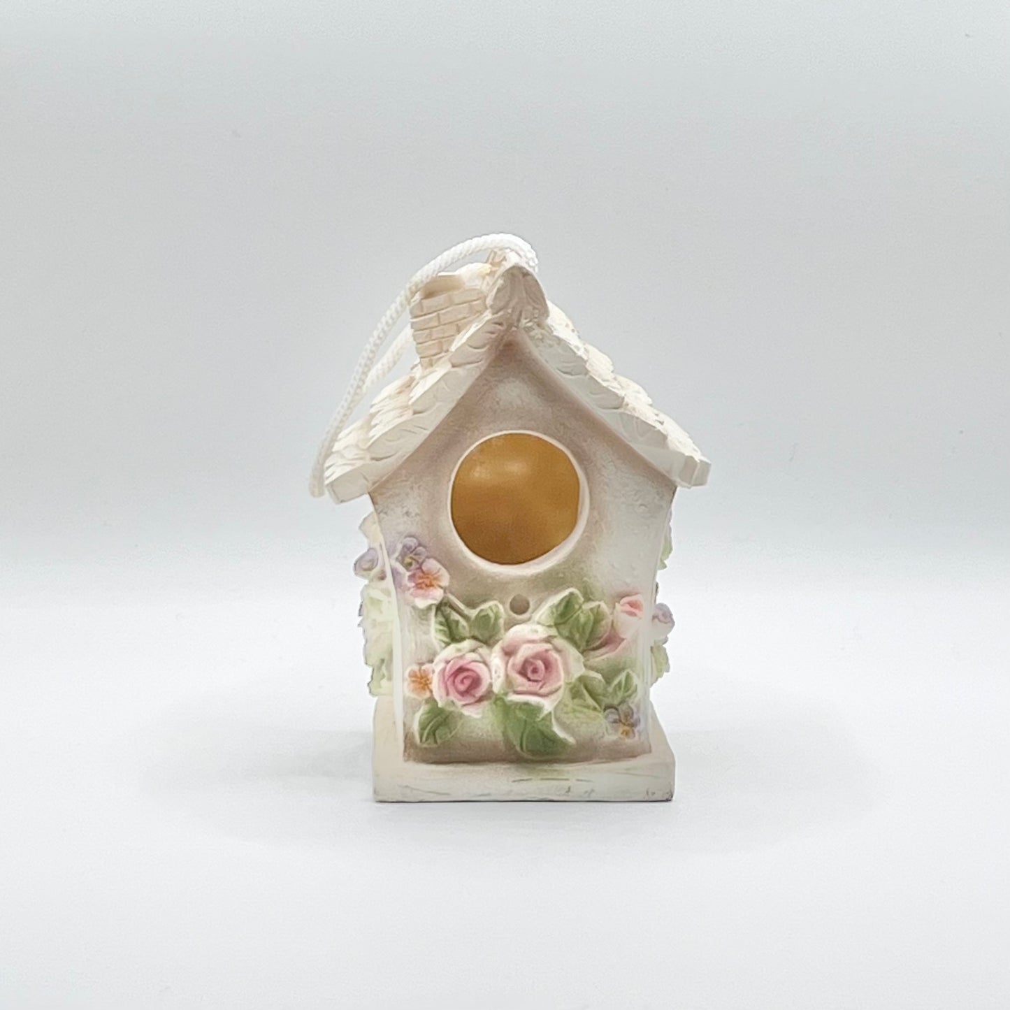 Vintage Hanging Birdhouse Ceramic