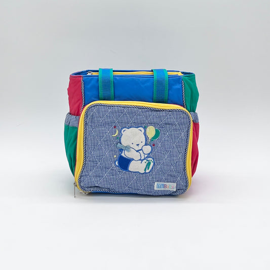 McBaby Teddy bear color block Diaper Bag