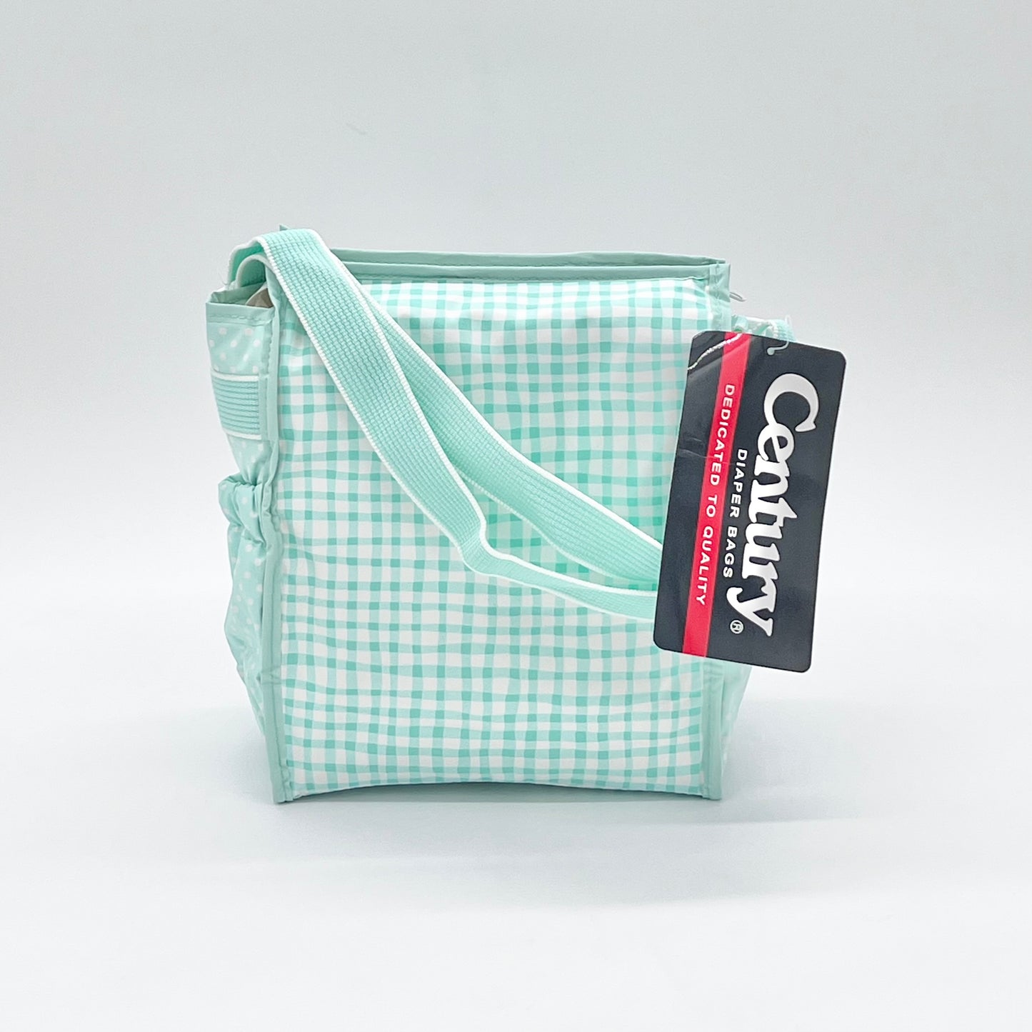 Pastel Green Gingham Baby Bunny Diaper Bag New With Tags
