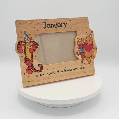 New Year With Pooh & Friends Frame